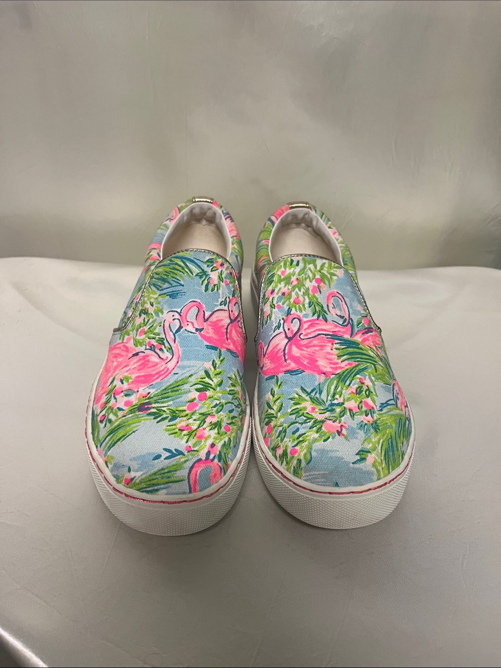 Lilly Pulitzer Pink Flamingo Slip-On Sneakers